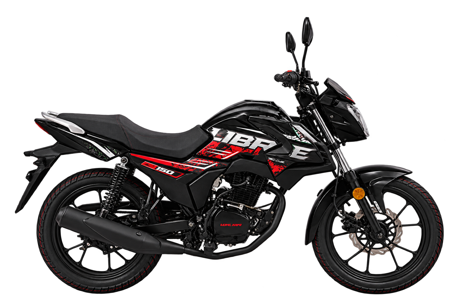 Black Royal Power street motorcycle